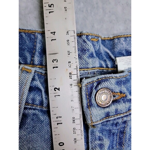 Vintage Levis 550 Jeans Mens 38 36x31 Baggy Taper High Distressed USA Workwear - Picture 12 of 16